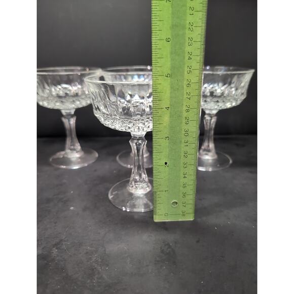 Wheaton Glass House Cotillion Set, Vintage Champagne Sherbet Glasses, Set of 4 - Picture 8 of 9